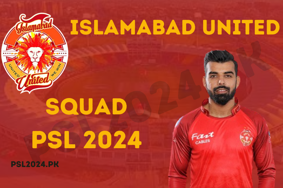 Islamabad United Squad 2023  PSL 8 Islamabad United Squad